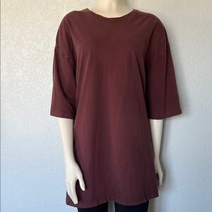 Duluth Trading Co Maroon Longtail Tee Relaxed Fit Men’s XL